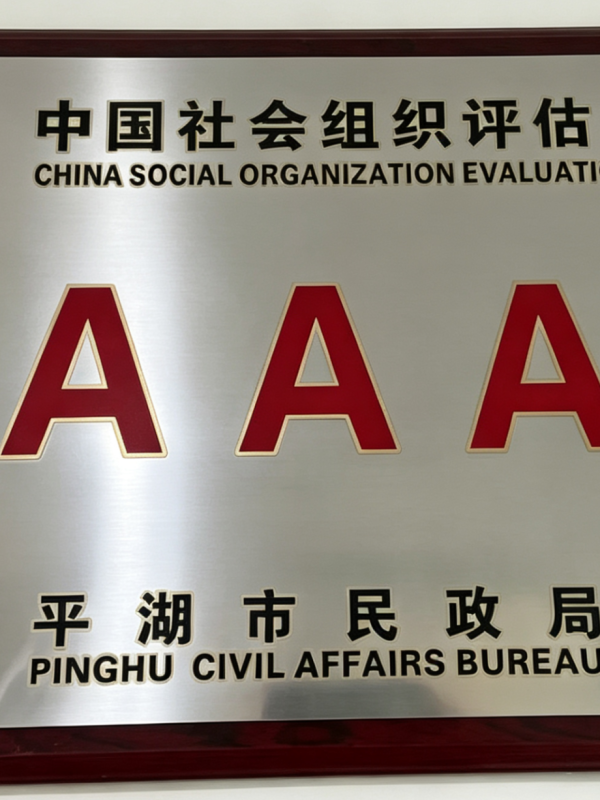 中国社会组织评估等级AAA